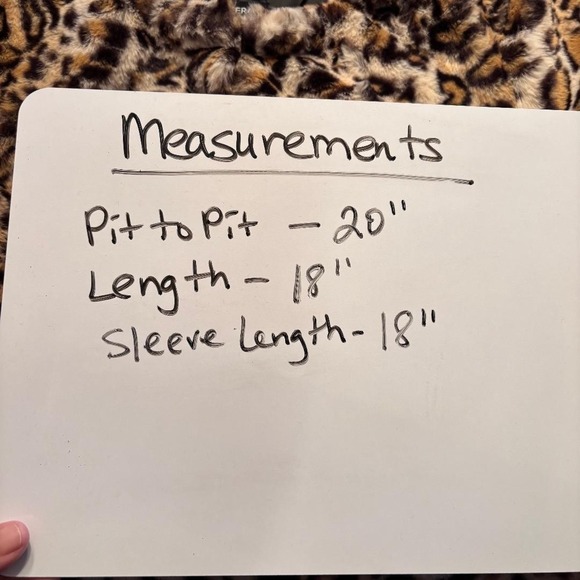 Tacera Faux Fur Black and Brown Teddy Jacket/Cape Women's Size M - Picture 6 of 7